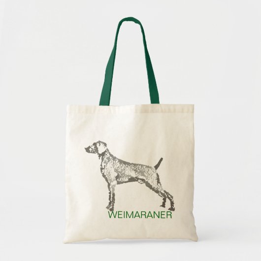 Weimaraner Dog Canvas tas (Voorkant)