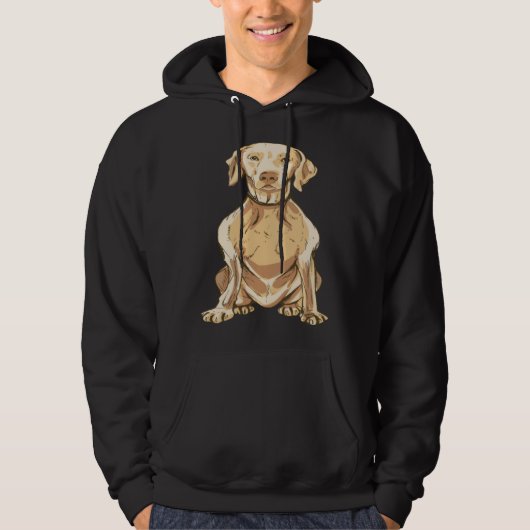 Weimaraner dog hoodie (Voorkant)