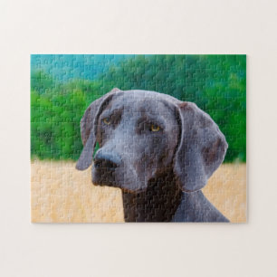 Weimaraner Dog Jigsaws. Legpuzzel