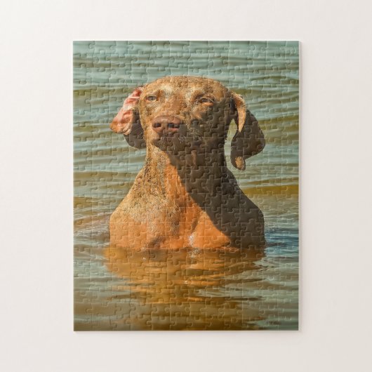 Weimaraner Dog Jigsaws. Legpuzzel (Verticaal)