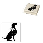Weimaraner Dog Puppy Rubberstempel (Gestempeld)