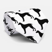 Weimaraner Dog Stropdas (Opgerold)