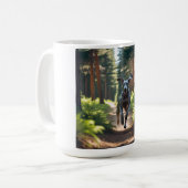Weimaraner Élégant café Mug (Devant gauche)