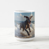 Weimaraner Élégant café Mug (Centre)