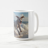 Weimaraner Élégant café Mug (Devant droit)