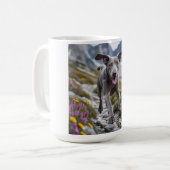 Weimaraner Élégant café Mug (Devant gauche)