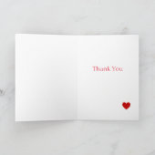 Weimaraner en Heart Bedankkaart (Binnen)