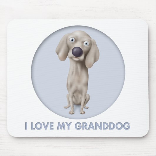 Weimaraner Granddog Muismat (Voorkant)