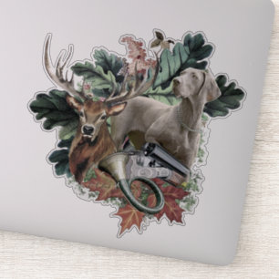 Weimaraner "Gray Ghost" Sticker