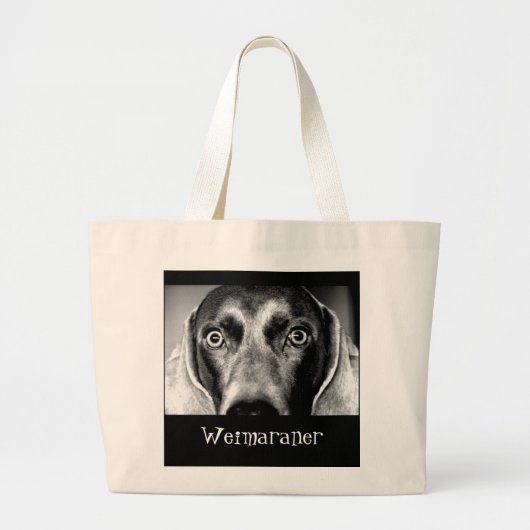 Weimaraner Grote Tote Bag (Voorkant)