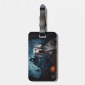 Weimaraner Halloween Scary Bagagelabel (Achterkant verticaal)