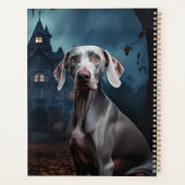 Weimaraner Halloween Scary Planner (Achterkant)