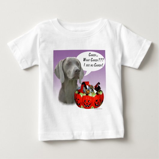 Weimaraner Halloween Snoep (Voorkant)