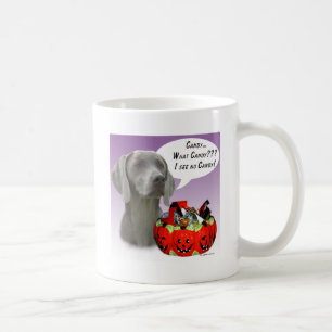 Weimaraner Halloween Snoep Koffiemok
