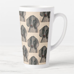 Weimaraner Hond Latte Mok