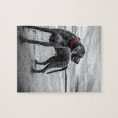 Weimaraner hond legpuzzel (Horizontaal)