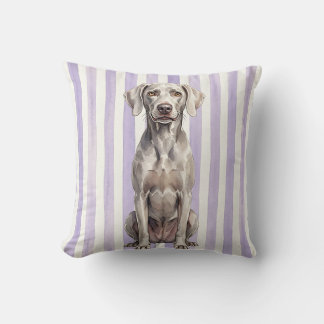 Weimaraner Hond Waterkleur Kussen
