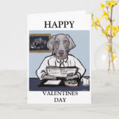 WEIMARANER KAART (Gele Bloem)