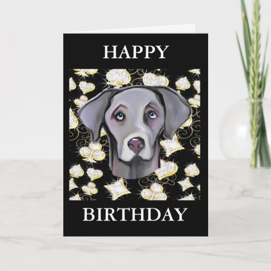 WEIMARANER  KAART (Voorkant)