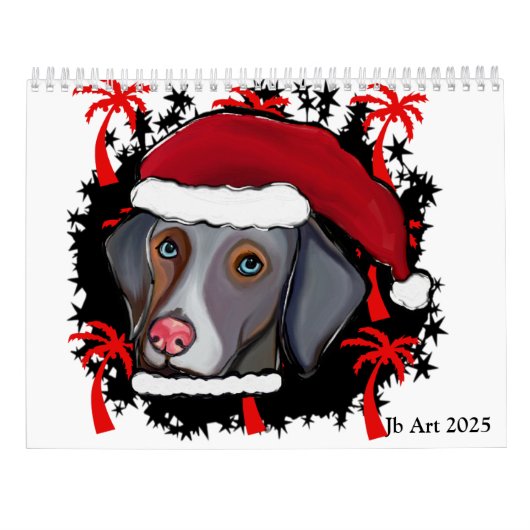 WEIMARANER KALENDER (Achterkant)