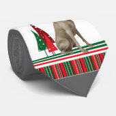 Weimaraner-kerstStropdas Stropdas (Opgerold)