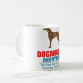 Weimaraner Koffiemok (Voorkant links)