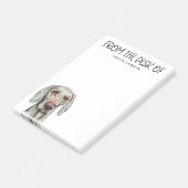 Weimaraner liefhebber post-it® notes (Schuin)