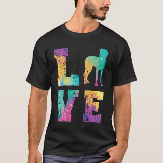 Weimaraner Love T-shirt (Voorkant)