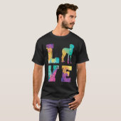 Weimaraner Love T-shirt (Voorkant volledig)