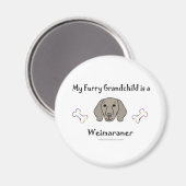Weimaraner Magneet (Voorkant / Achterkant)
