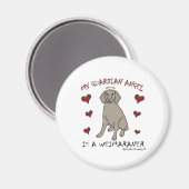 Weimaraner Magneet (Voorkant / Achterkant)