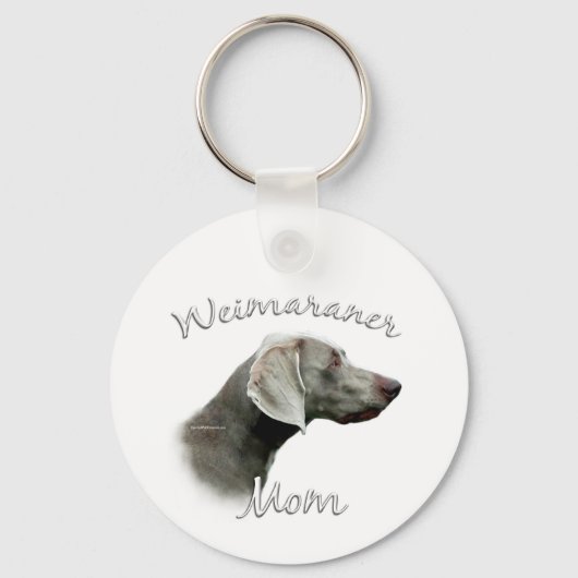Weimaraner Mam 2 Sleutelhanger (Voorkant)
