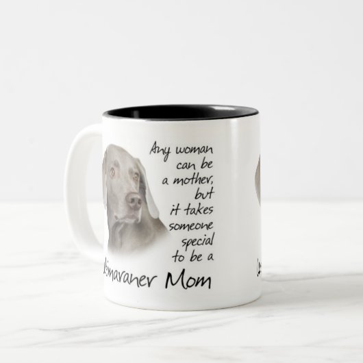 Weimaraner Mam Mok (Voorkant links)