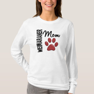 Weimaraner Mam Pauw Print 2 T-shirt
