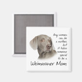 Weimaraner Moeder Magneet (Voorkant / Achterkant)