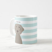 Weimaraner Mugs (Devant gauche)