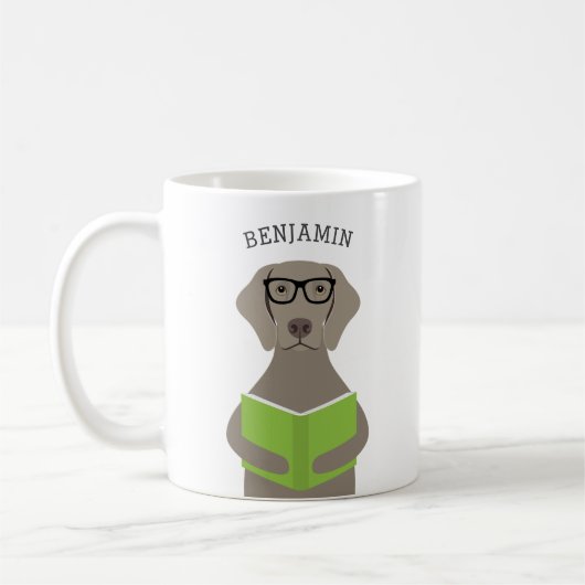 Weimaraner Mugs (Gauche)