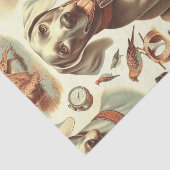 Weimaraner naadloos Tissuepapier (Detail)