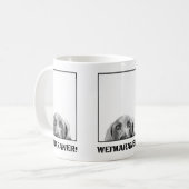 Weimaraner Nation : Weimaraner in een doos Mok (Voorkant links)