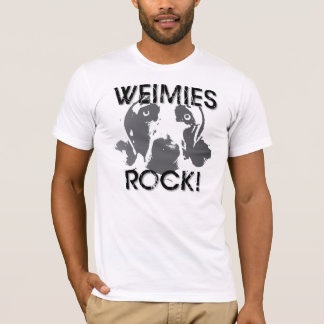 Weimaraner Nation : Weimies ROCK! T-shirt