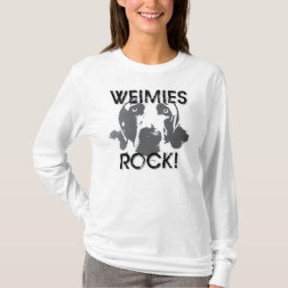 Weimaraner Nation : Weimies ROCK! T-shirt