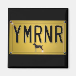 Weimaraner Nation : YMRNR Licentie Bord Magneet
