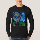 Weimaraner Night T-Shirt (Devant)