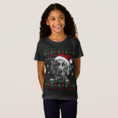 Weimaraner Noël laid Sweat Funny Chien Amant (Devant entier)