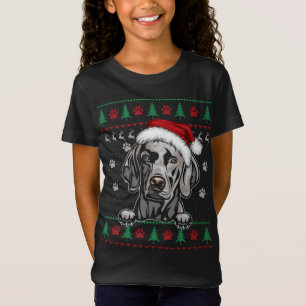Weimaraner Noël laid Sweat Funny Chien Amant