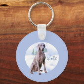 Weimaraner Noel Sleutelhanger (Voorkant)