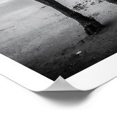 Weimaraner op Beach Print (Hoek)