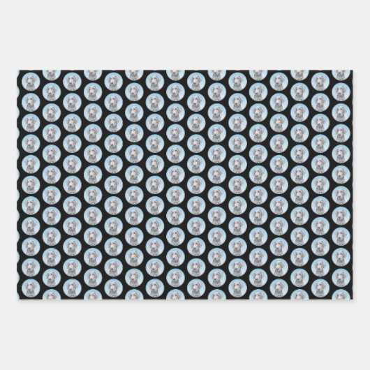 Weimaraner Painting - Kute Original Dog Art Inpakpapier Vel (Voorkant 3)