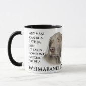 Weimaraner Pap Mok (Links)