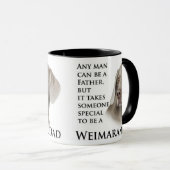 Weimaraner Pap Mok (Voorkant rechts)